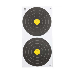 Blason Field 2x40 cm Centre standard 6 cercles - 35984 - Archerie.fr
