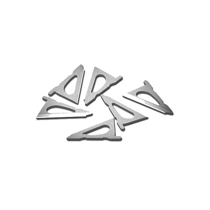Lot de 6 lames de rechange pour pointes de chasse G5 | Archerie.fr