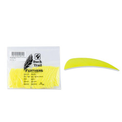 Lot de 100 plumes paraboliques Buck Trail LW 3 pouces couleur unie | Archerie.fr | Archerie.fr