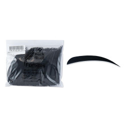 Lot de 100 plumes paraboliques Buck Trail LW 5 pouces couleur unie | Archerie.fr