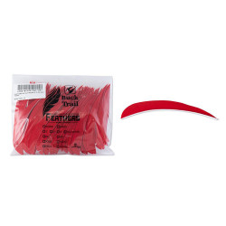 Lot de 100 plumes paraboliques Buck Trail LW 5 pouces couleur unie | Archerie.fr