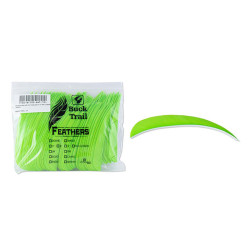 Lot de 100 plumes paraboliques Buck Trail LW 5 pouces couleur unie | Archerie.fr