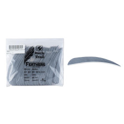 Lot de 100 plumes paraboliques Buck Trail LW 5 pouces couleur unie | Archerie.fr
