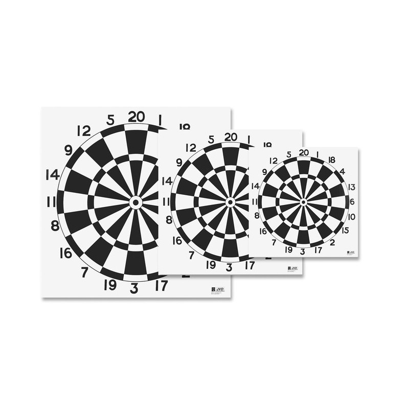Blasons façon jeu de fléchettes 60 cm JVD | Archerie.fr