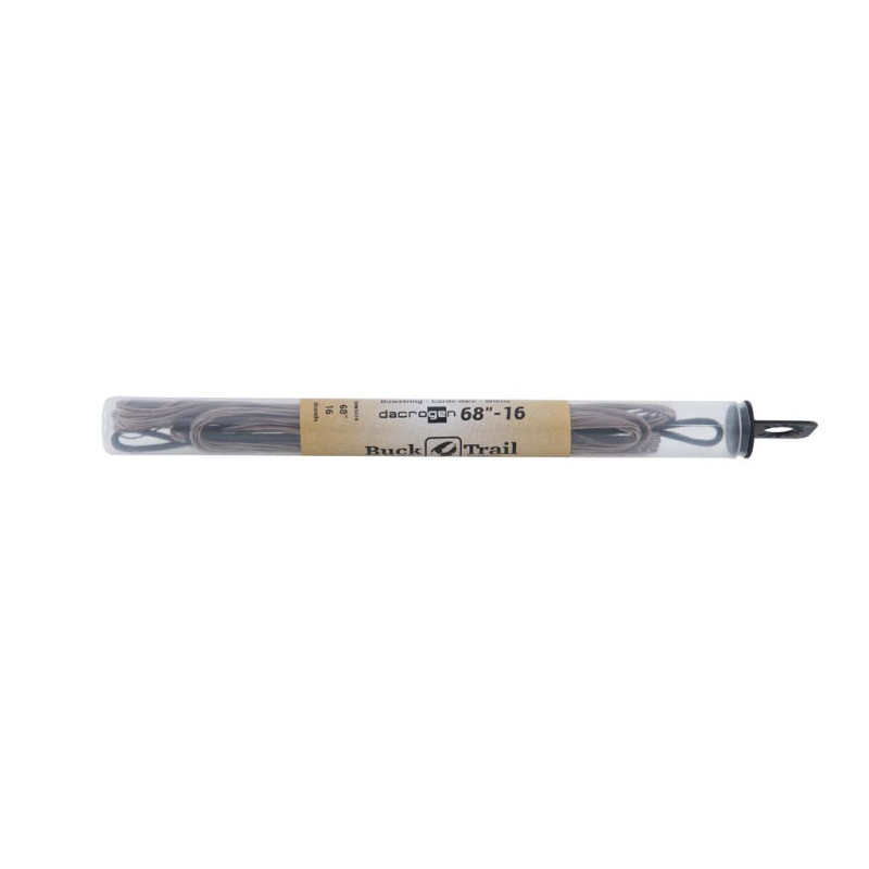 Corde d’arc traditionnelle Dacron Buck Trail Standard – 16 brins Marron