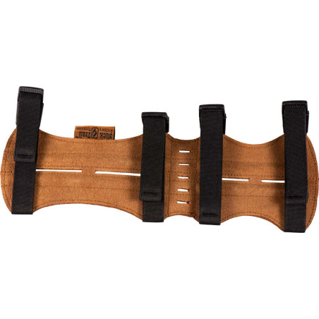 Protège-bras Buck Trail en cuir sauvage Double Pecan traditionnel