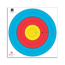Lot de 25 blasons 80cm - 6 zones pour arcs à poulies | Archerie.fr