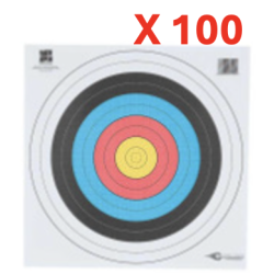 Tir à l'arc - lot de 100 blasons Avalon 40cm | Archerie.fr