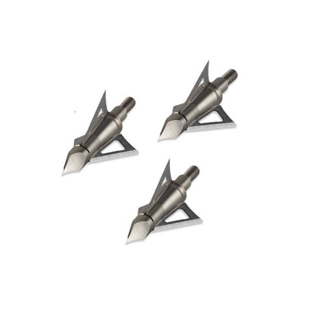3 Pointes de chasse Power-Cut 150 gr à 3 lames - 4524 - Hattila
