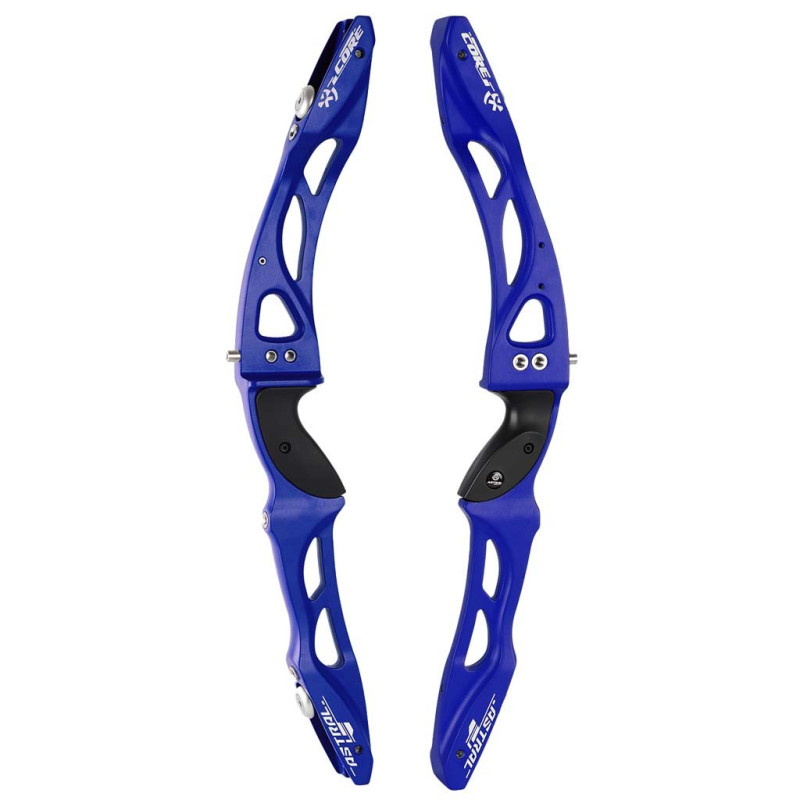 Poignée arc recurve Core Astral V2 25" – Bleu