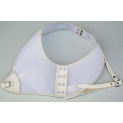 Plastron Gompy BB4 taille S gaucher blanc