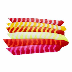 Empennage Trueflight 4" Parabolic Bright Stripes RW