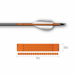 Wrap Socx For Spin Vanes Easton X10 Solid Retro-Reflective
