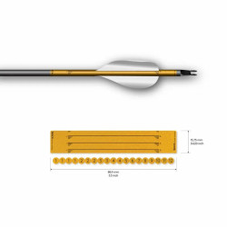 Wrap Socx For Spin Vanes Easton X10 Solid Retro-Reflective
