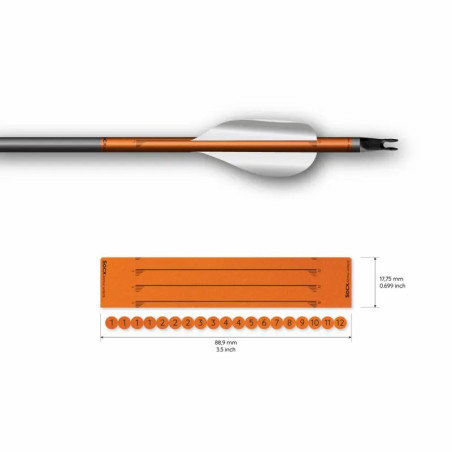 Wrap Socx Spin Vanes Easton ACE Solid rétro-réfléchissant