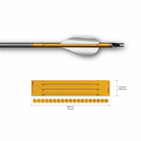 Wrap Socx Spin Vanes Easton ACE Solid rétro-réfléchissant