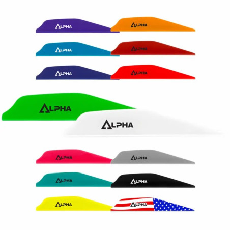Empennage Bohning Vane AR1250 Alpha 2.8" en 15 coloris