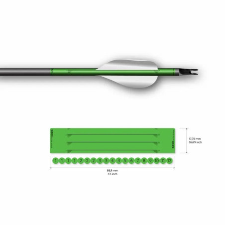 Wrap Socx Spin Vanes Easton ACE Solid Fluo