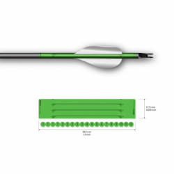 Wrap Socx Spin Vanes Easton ACE Solid Fluo
