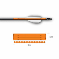 Wrap Socx Spin Vanes Easton ACE Solid Fluo