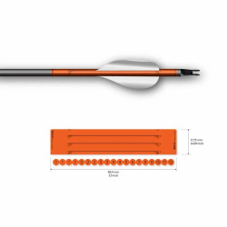 Wrap Socx Spin Vanes Easton ACE Solid Fluo
