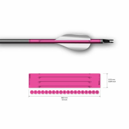 Wrap Socx Spin Vanes Easton ACE Solid Fluo