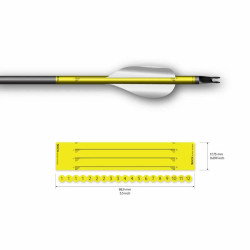 Wrap Socx Spin Vanes Easton ACE Solid Fluo