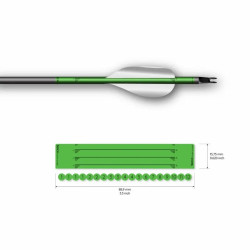 Wrap Socx For Spin Vanes Easton X10 Solid Fluor