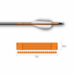 Wrap Socx For Spin Vanes Easton X10 Solid Fluor