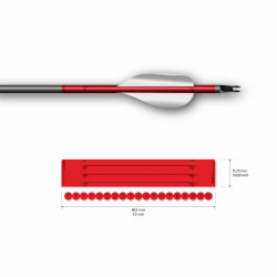 Wrap Socx For Spin Vanes Easton X10 Solid Fluor
