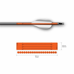 Wrap Socx For Spin Vanes Easton X10 Solid Fluor