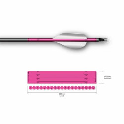 Wrap Socx For Spin Vanes Easton X10 Solid Fluor