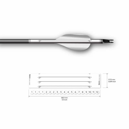 Wrap Socx Spin Vanes Easton ACE Solid
