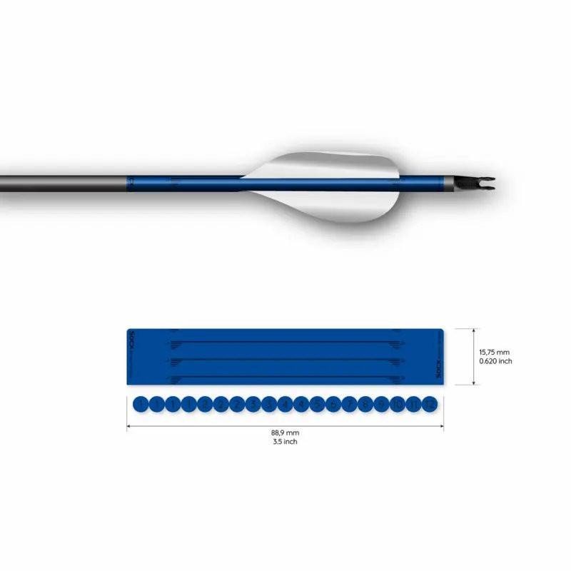 Wrap Socx Spin Vanes Easton X10 Solid