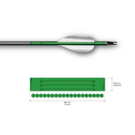 Wrap Socx Spin Vanes Easton X10 Solid
