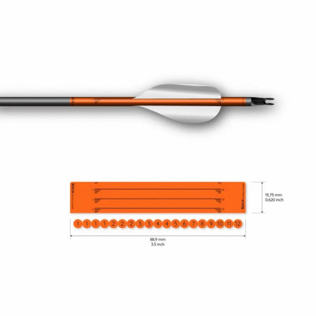 Wrap Socx Spin Vanes Easton X10 Solid