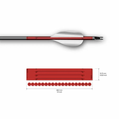 Wrap Socx Spin Vanes Easton X10 Solid