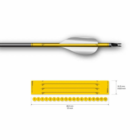 Wrap Socx Spin Vanes Easton X10 Solid