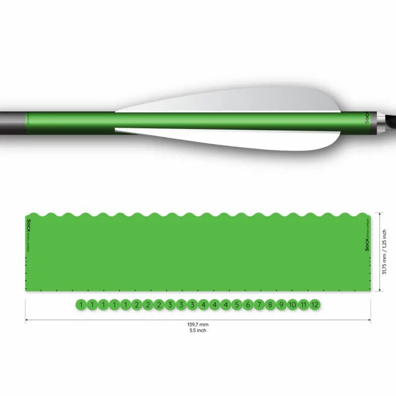 Wrap Socx 9.3mm Max Solid Fluor