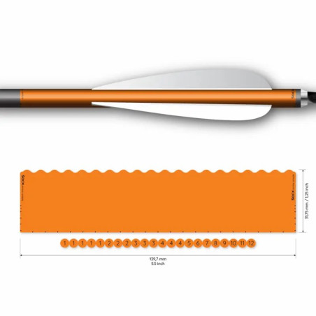 Wrap Socx 9.3mm Max Solid Fluor