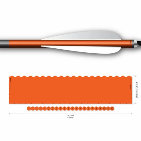 Wrap Socx 9.3mm Max Solid Fluor