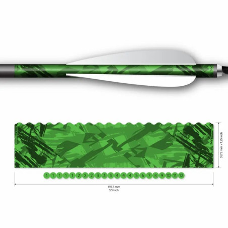 Enroulement de corde Socx Wrap 9.3mm Max Surge Fluor