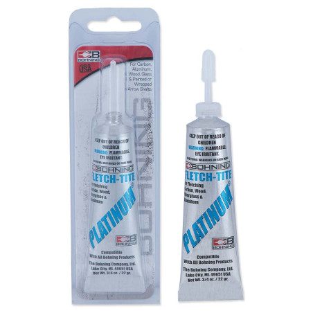 Colle pour empennages Bohning Platinum Fletch-Tite 3/4 oz lot de 200