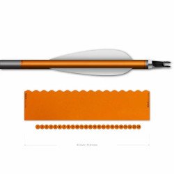 Wrap de flèche Socx Arrow Wrap Max Retro-Reflective 8.0 mm