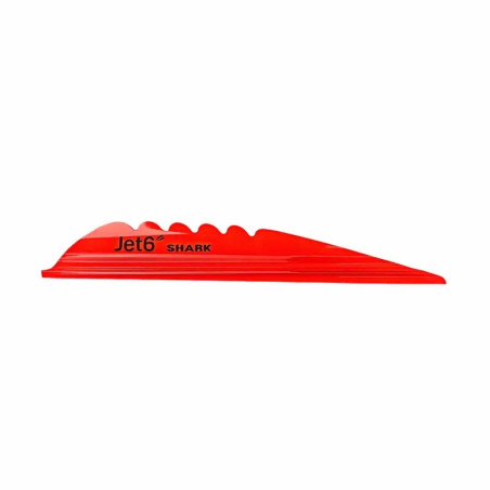 Empennage Jet6 Archery Vane Shark 4.0"