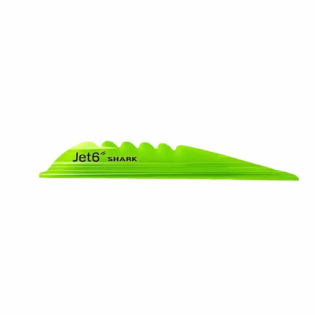 Empennage Jet6 Archery Vane Shark 4.0"