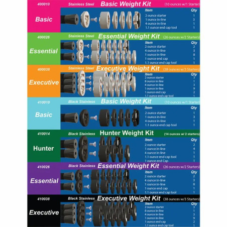 Kit de poids Hamskea Archery Quick Change Weight