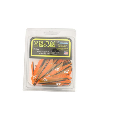Plumes Q2Archery Zeon Rapt-X 2" – ORANGE