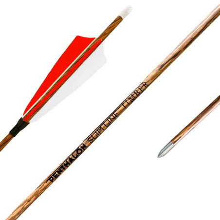 Tube de flèche Bearpaw Carbon Slim Line Timber