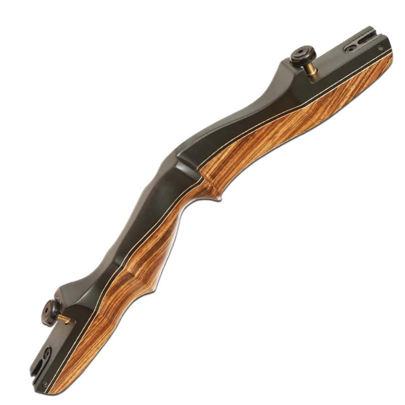 Poignée arc recurve Old Mountain Presto ILF bois chasse